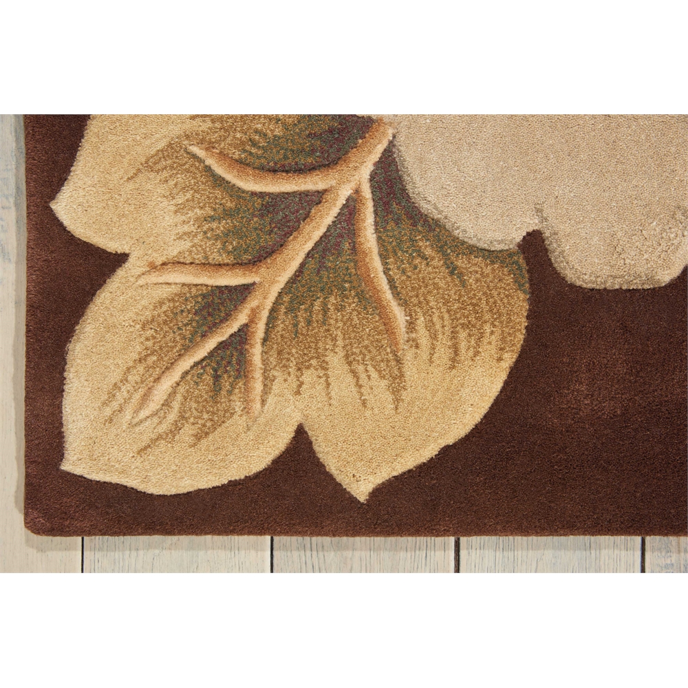 Tropics Area Rug, Brown, 3'6" x 5'6". Picture 2