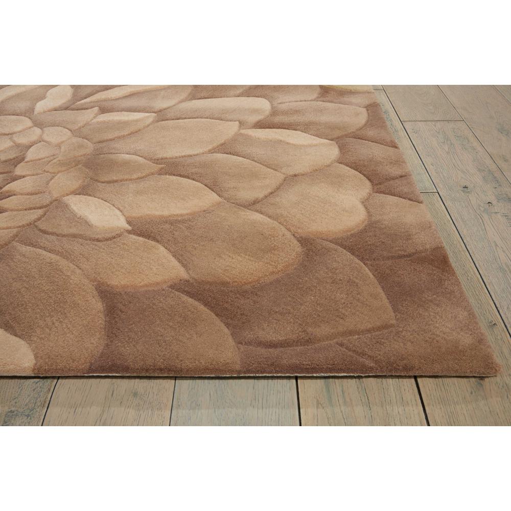 Tropics Area Rug, Taupe/Green, 3'6" x 5'6". Picture 3