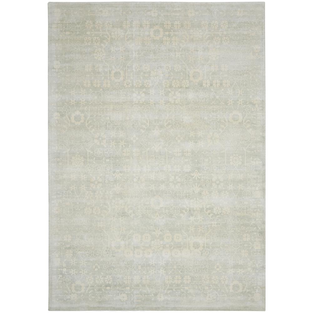 Desert Skies Area Rug, Silver/Green, 3'9" x 5'9". Picture 1