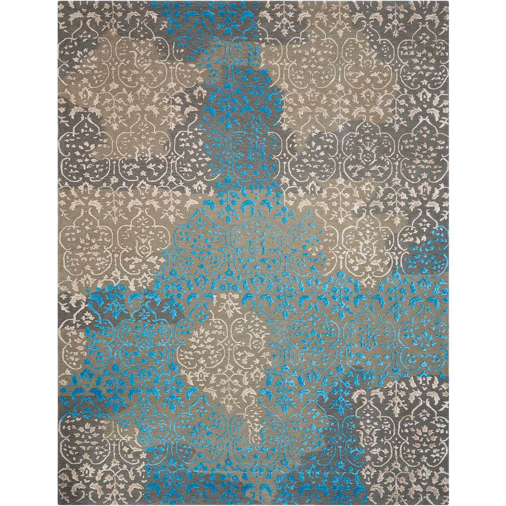 Nourison Opaline Charcoal Area Rug. Picture 1
