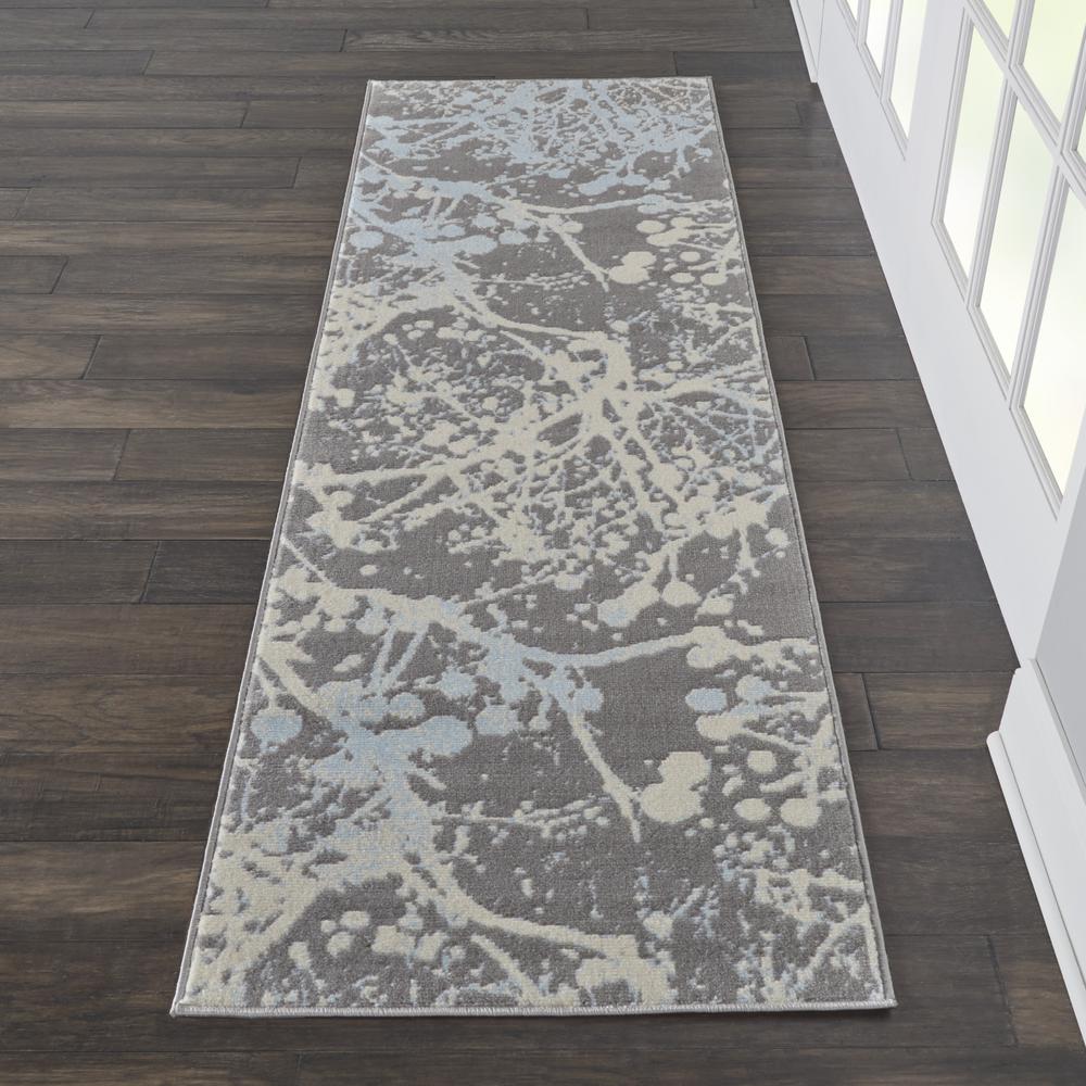 Jubilant Area Rug, Grey, 2'3" x 7'3". Picture 2