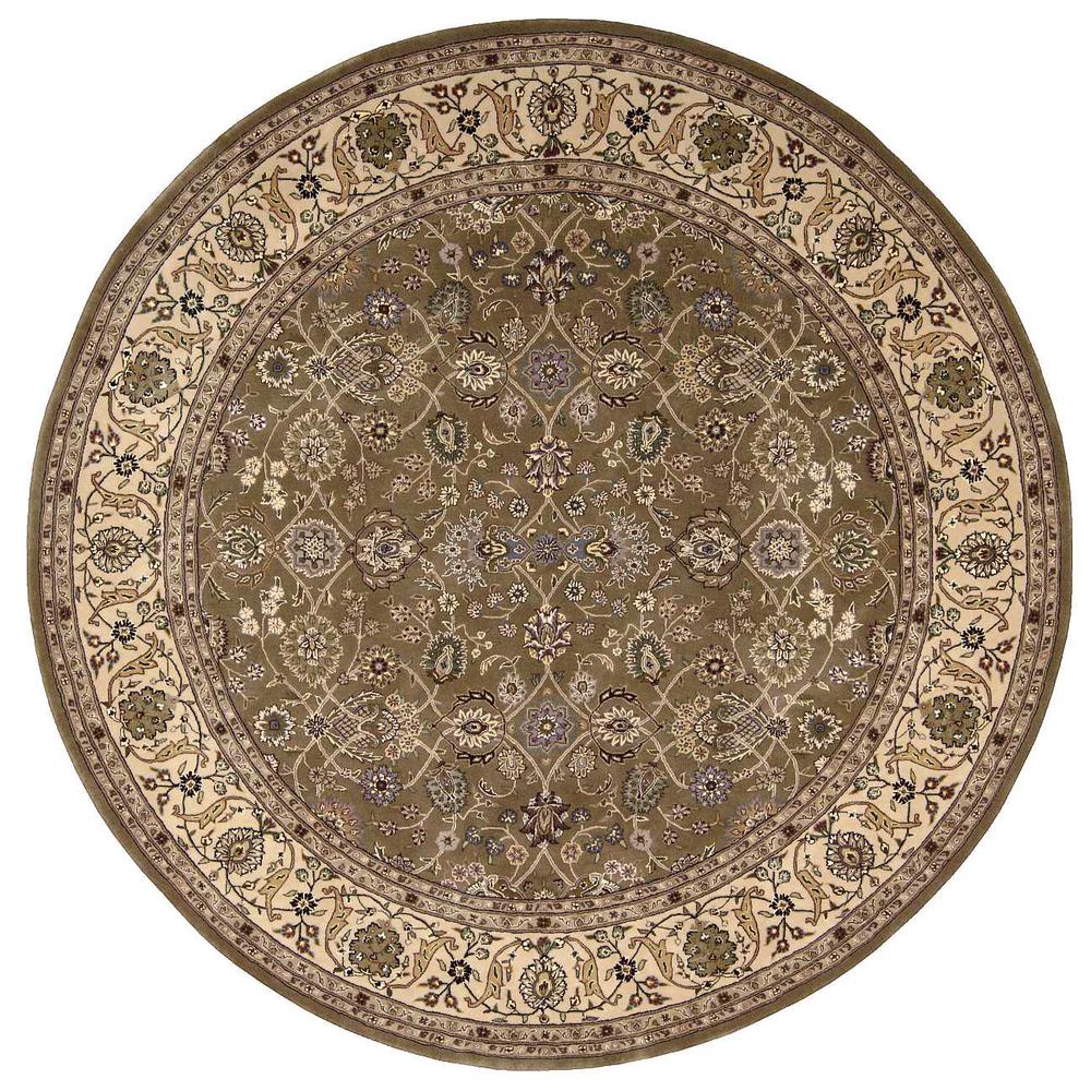 Traditional Round Area Rug, 8' x Round. Picture 1
