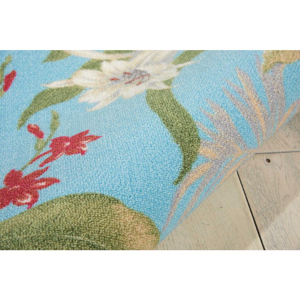 Rectangle Tropical Machine Made Area Rug. Picture 4
