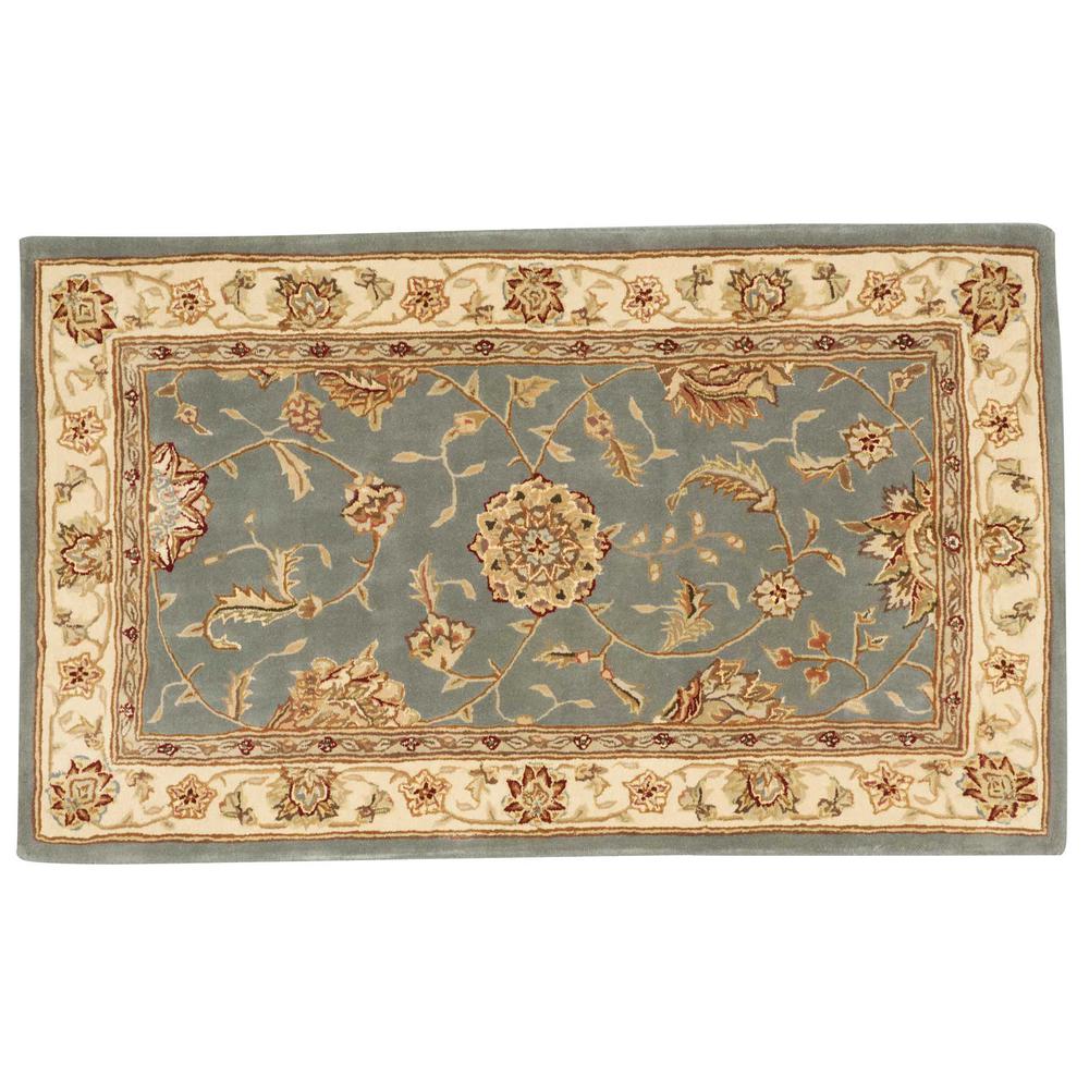Traditional Rectangle Area Rug, 3' x 4'. Picture 1