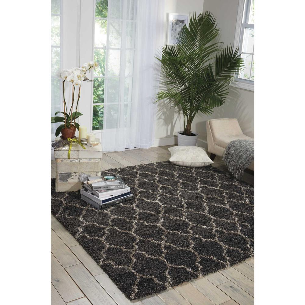 Amore Area Rug, Charcoal, 6'7" x 6'7". Picture 2