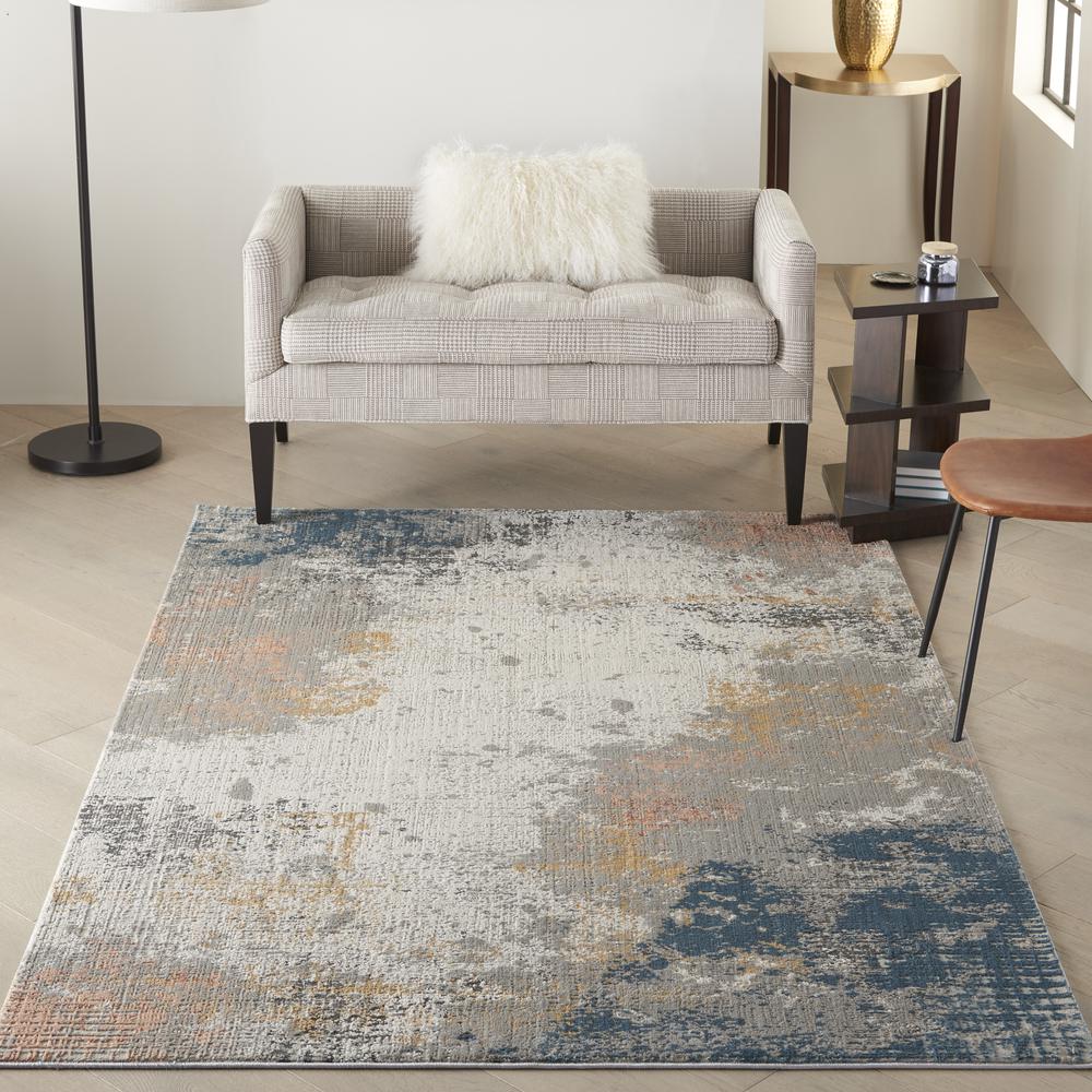 Modern Rectangle Area Rug, 6' x 9'. Picture 2