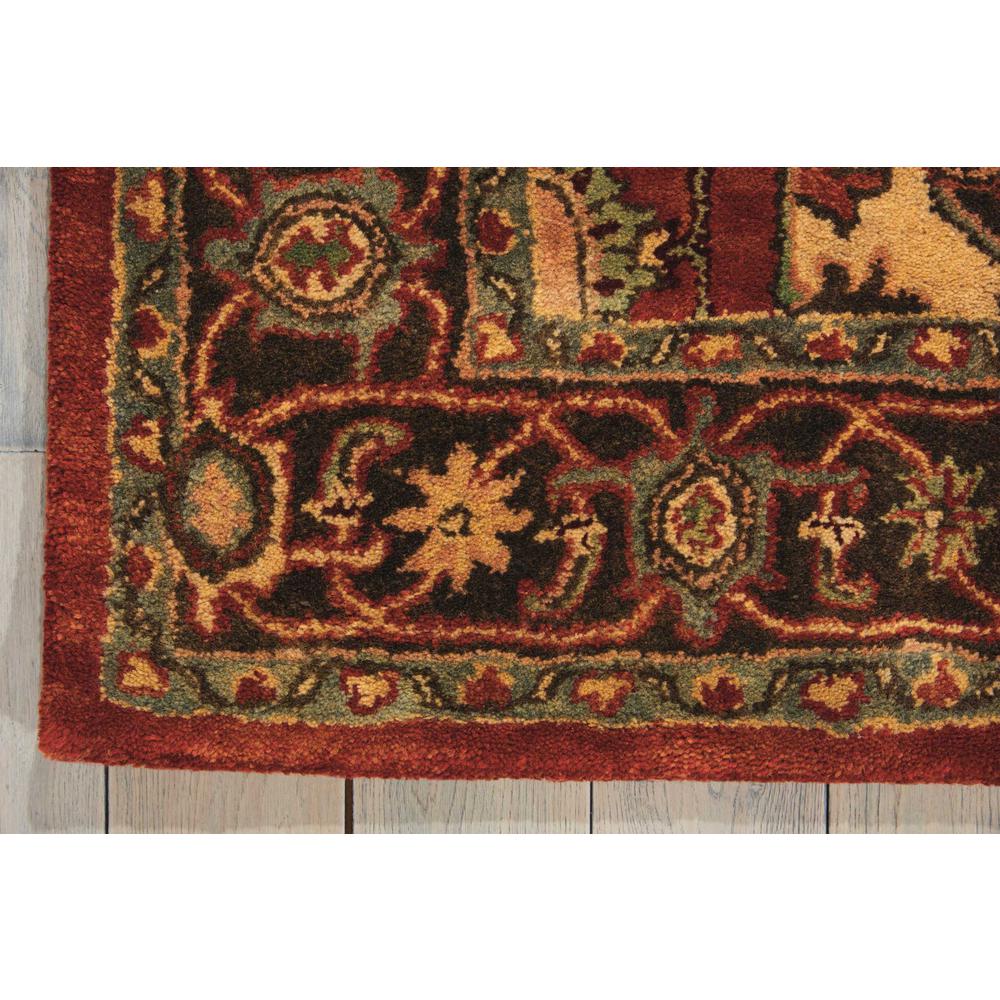 Jaipur Area Rug, Red, 8' x ROUND. Picture 3