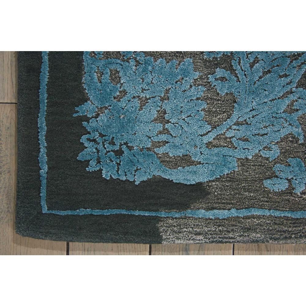 Opaline Area Rug, Charcoal/Blue, 5'6" x 7'5". Picture 3