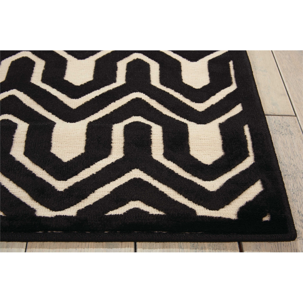 Ultima Ivory/Black Area Rug. Picture 3