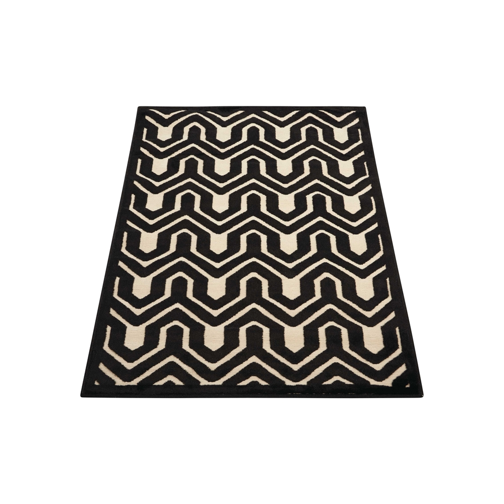 Ultima Ivory/Black Area Rug. Picture 5