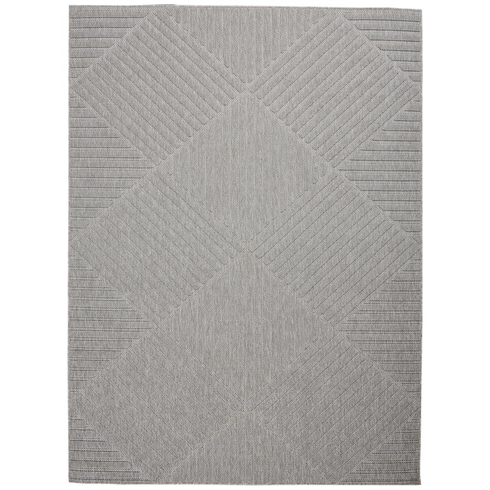 PLS05 Palamos Lt Grey Area Rug- 4' x 6'. The main picture.