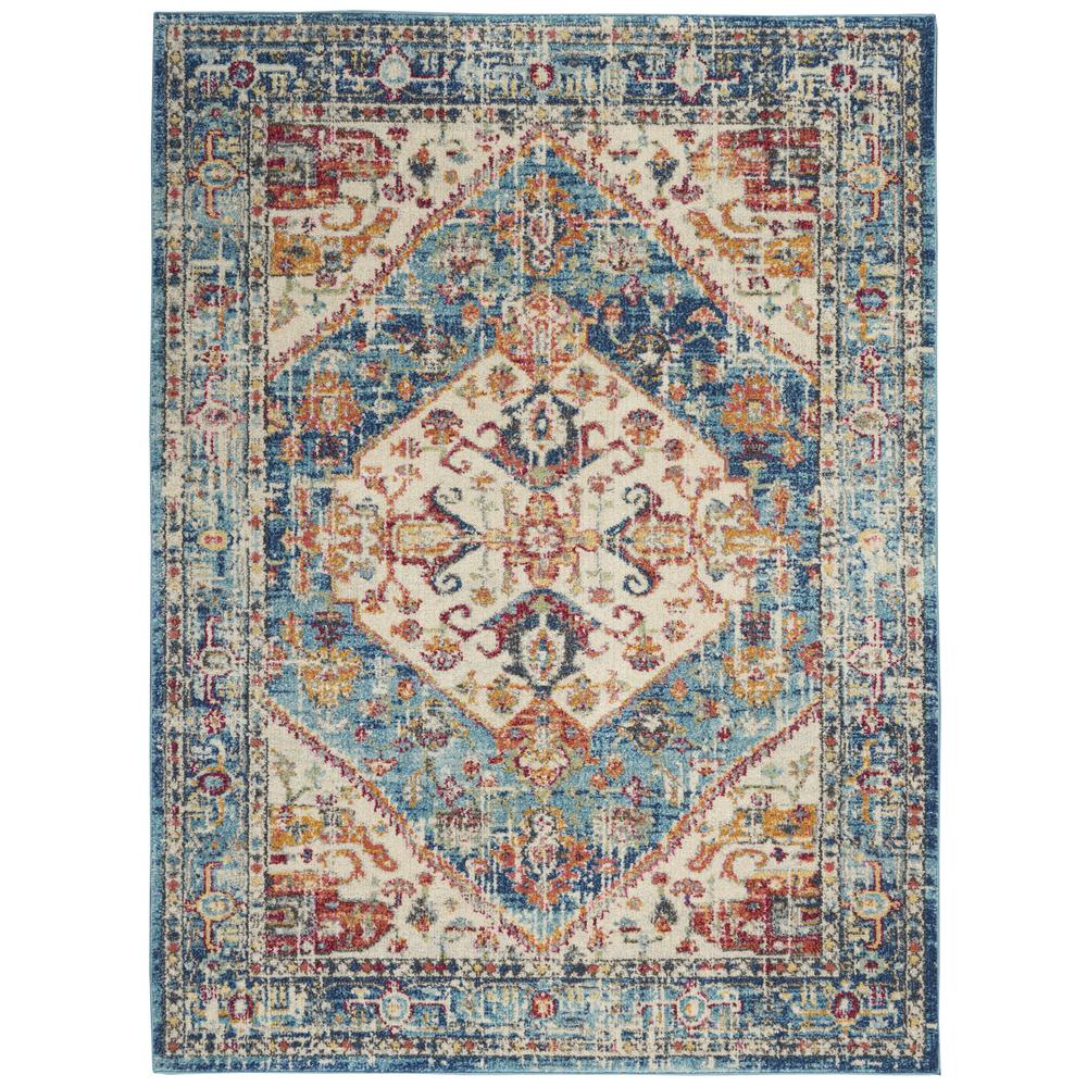 Bohemian Rectangle Area Rug, 4' x 6'. Picture 1