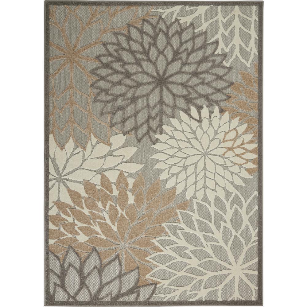 Nourison Aloha Indoor/Outdoor Area Rug, 3'6" x 5'6", Natural. The main picture.