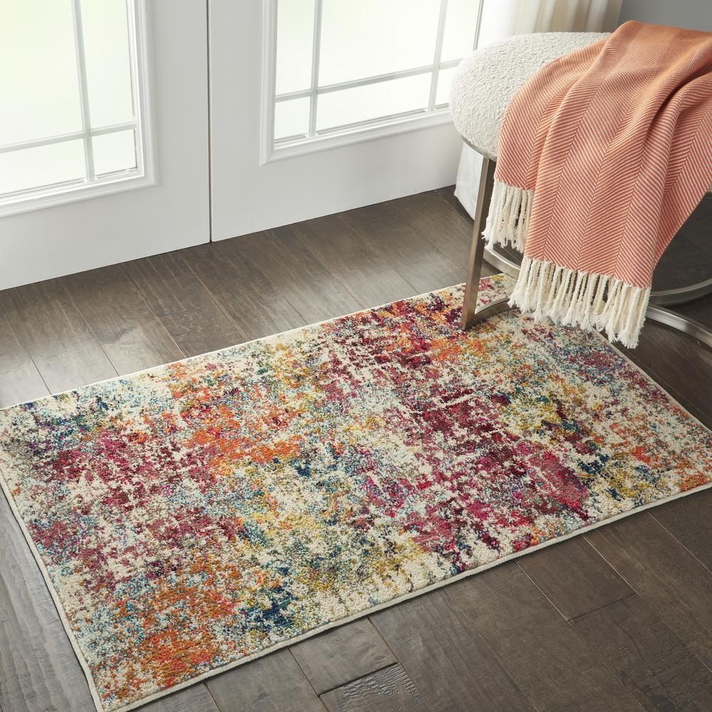 Modern & Contemporary Rectangle Area Rug, 2' x 4'. Picture 9