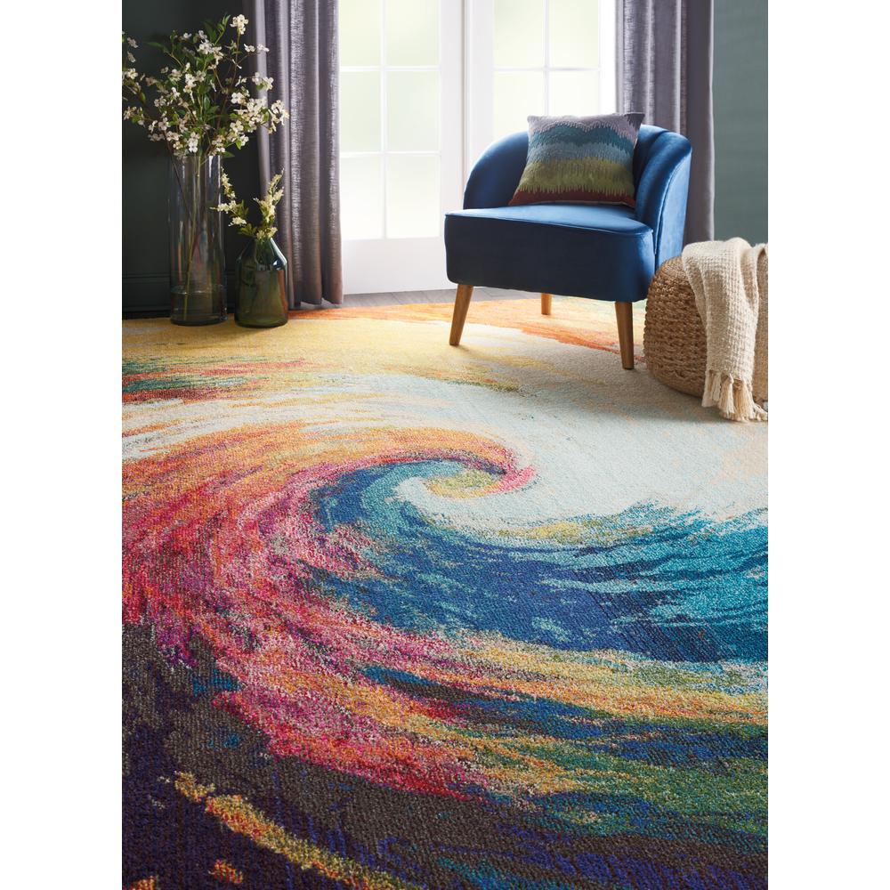 Celestial Area Rug, Wave, 7'10" x 10'6". Picture 9