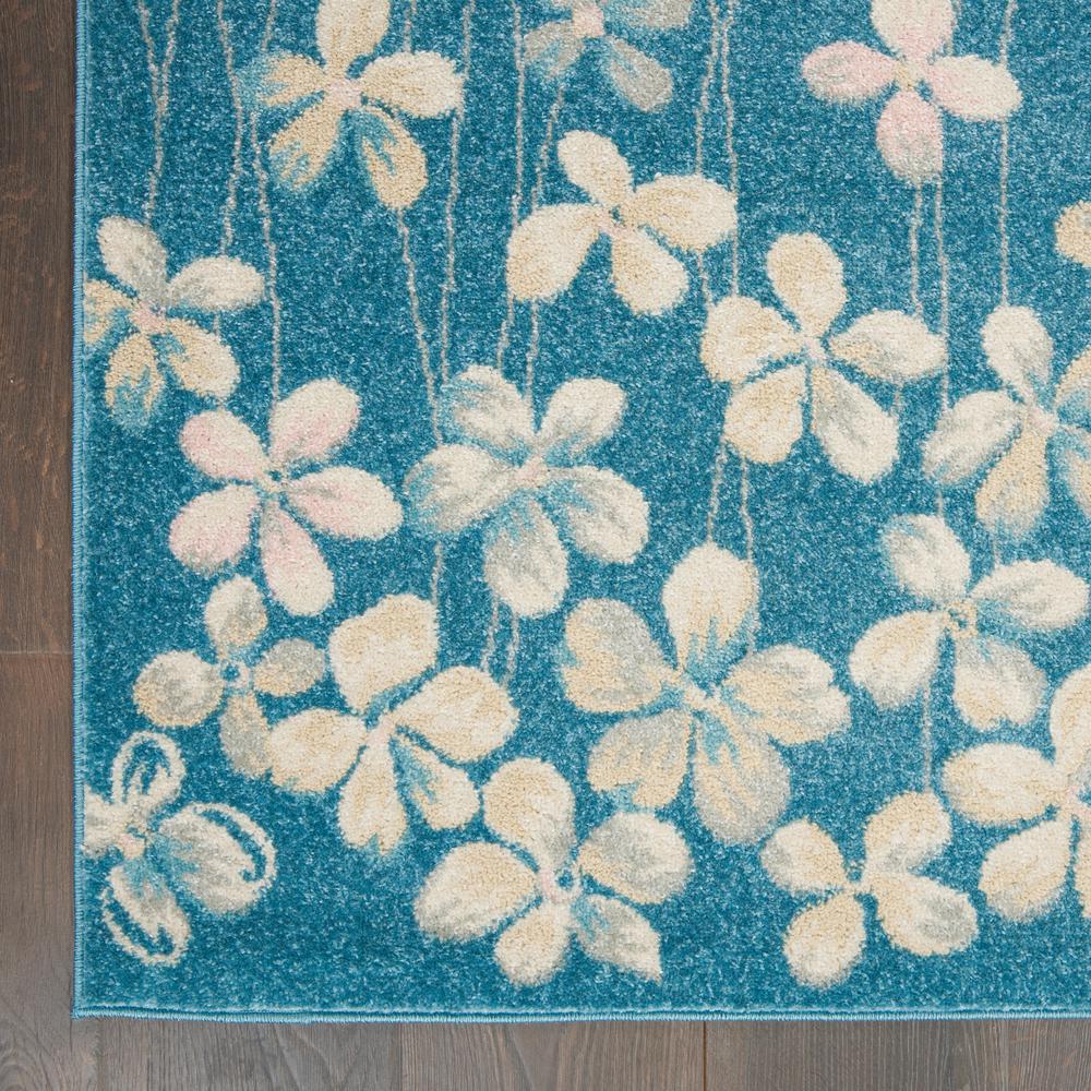 Tranquil Area Rug, Turquoise, 5'3" X 7'3". Picture 4