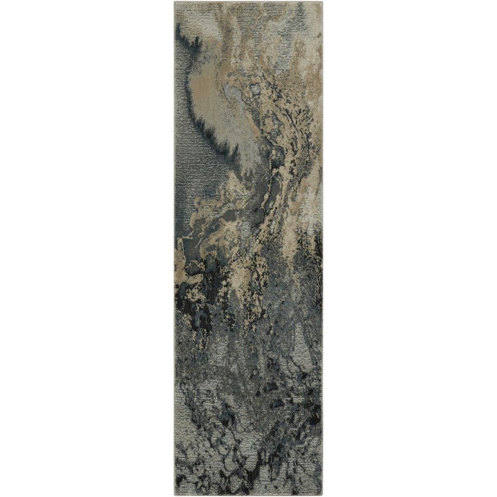 Maxell Area Rug, Grey, 2'2" x 7'6". Picture 1