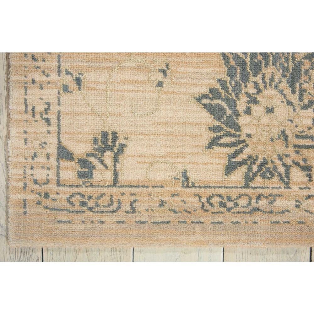 Silk Elements Area Rug, Beige, 2'5" x 10'. Picture 3