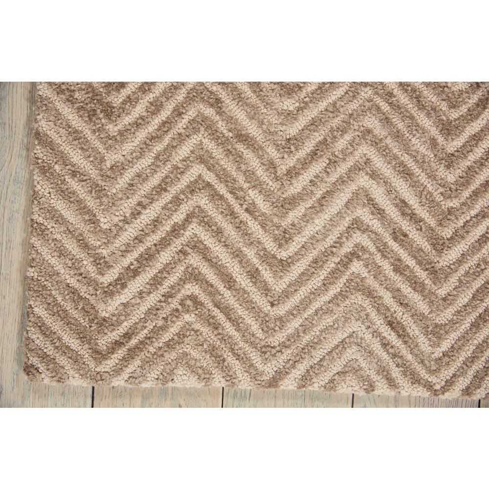 Modern Deco Area Rug, Taupe, 3'9" x 5'9". Picture 2