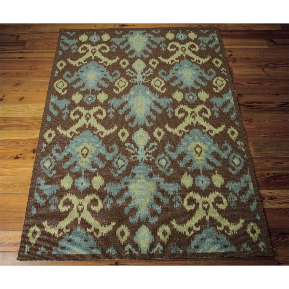 Vista Rectangle Rug By, Chocolate, 5' X 7'. Picture 2