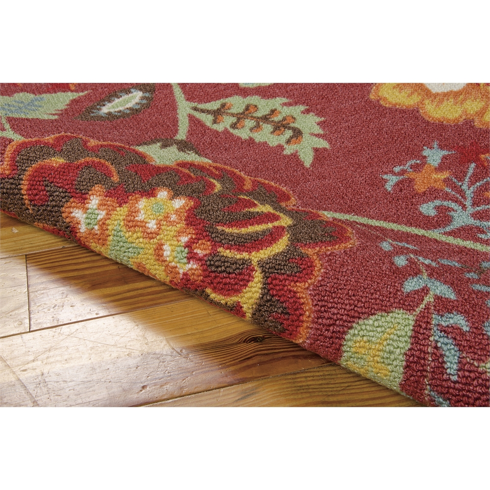 Vista Rectangle Rug By, Brick, 5' X 7'. Picture 5