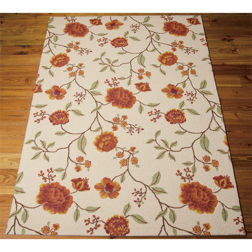 Vista Rectangle Rug By, Ivory, 5' X 7'. Picture 2