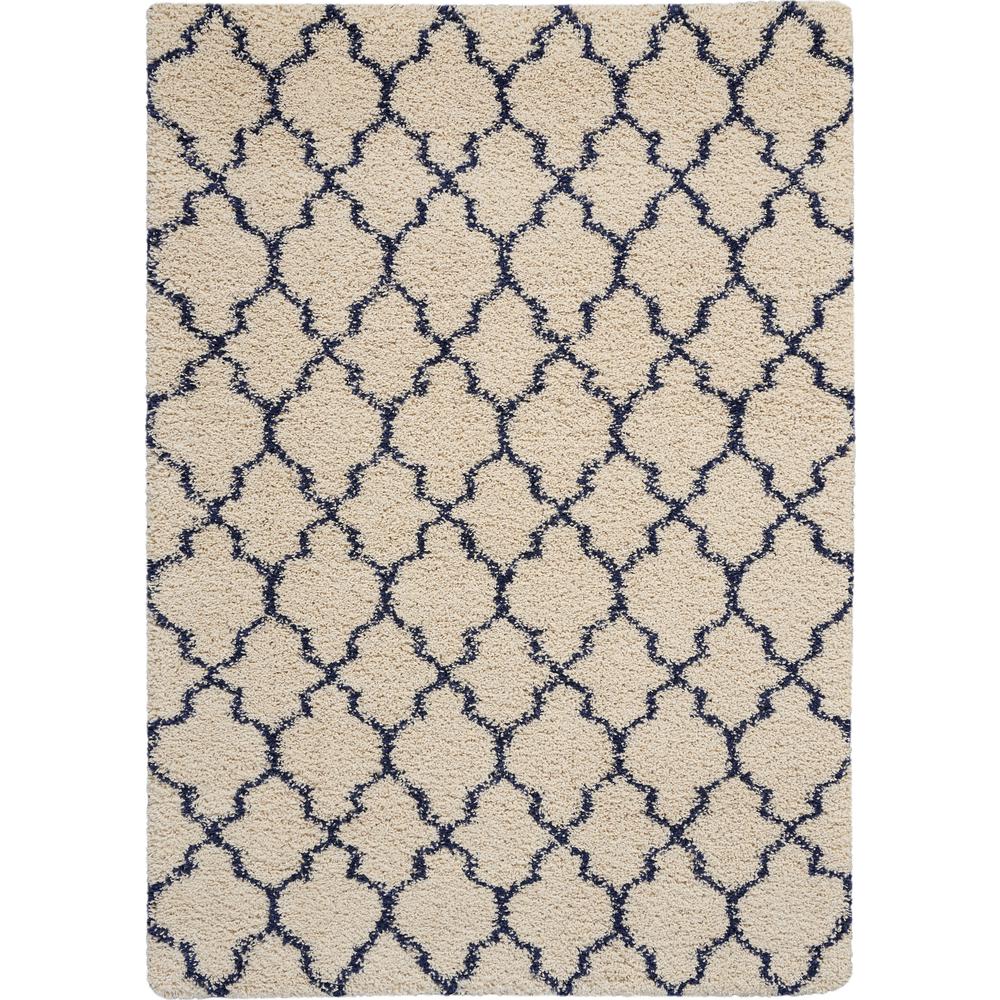 Amore Area Rug, Ivory/Blue, 3'11" x 5'11". Picture 1