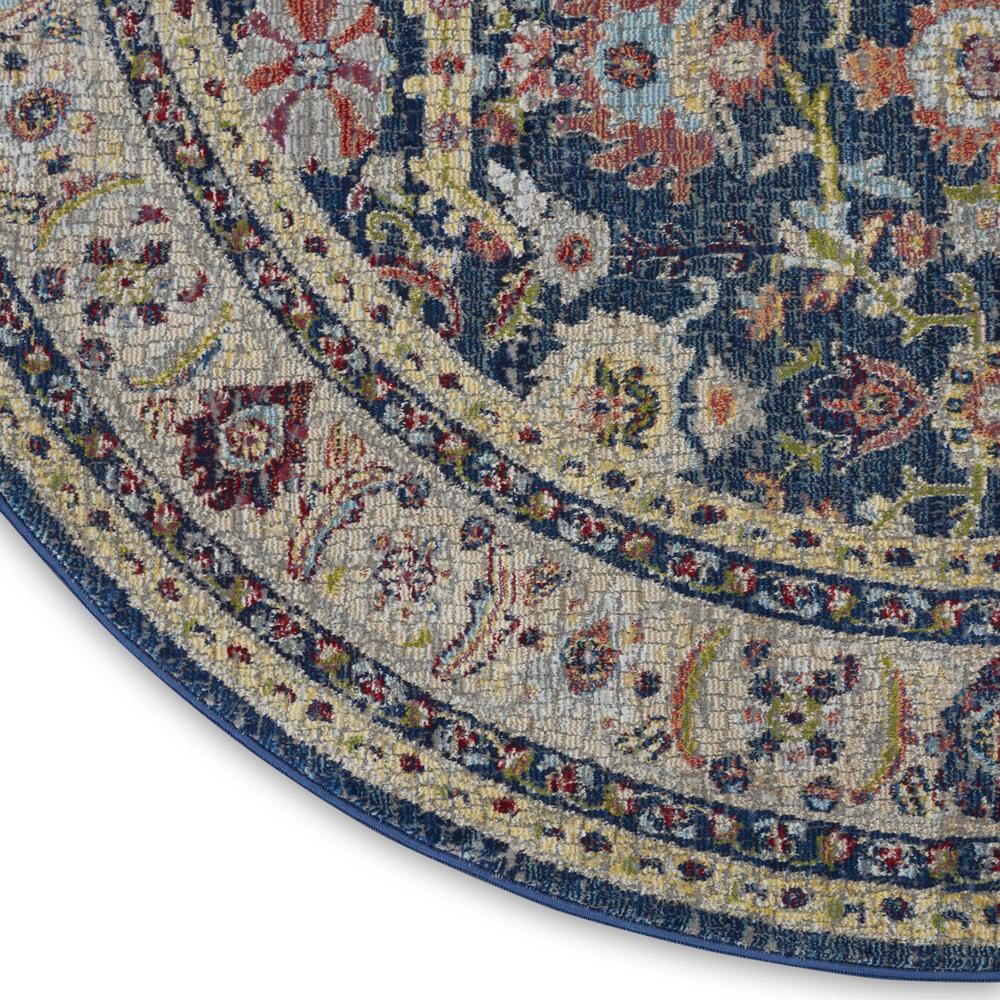 Traditional Round Area Rug, 6' x Round. Picture 6