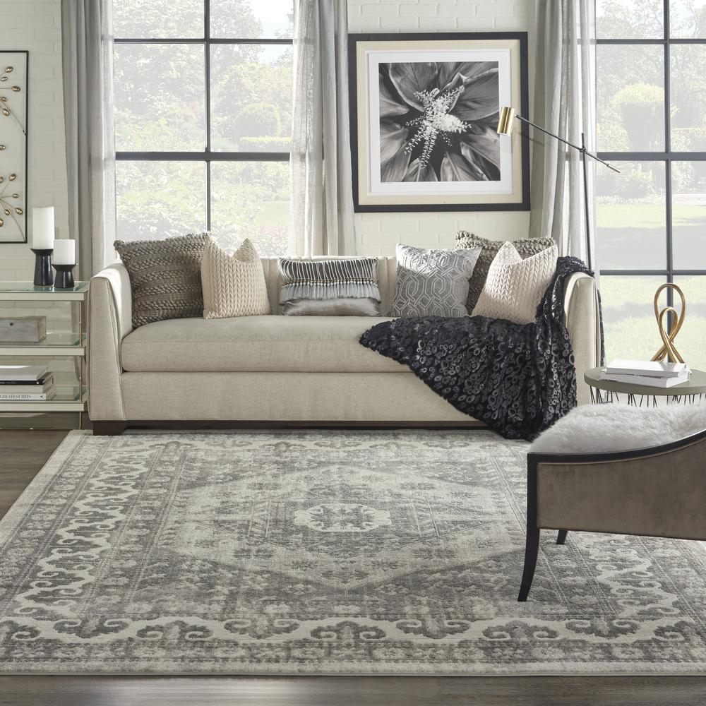 CYR05 Cyrus Ivory Area Rug- 7'10" x 9'10". Picture 9