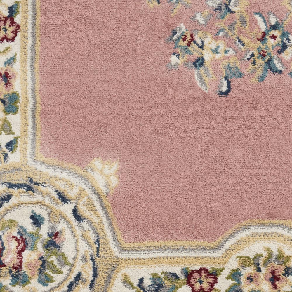ABS1 Aubusson Pink Area Rug- 2'2" x 7'6". Picture 6