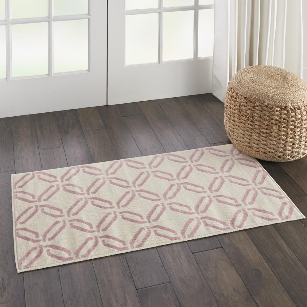 Jubilant Area Rug, Ivory/Pink, 2' x 4'. Picture 8