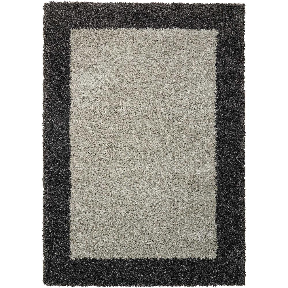 Amore Area Rug, Silver/Charcoal, 7'10" x 10'10". The main picture.