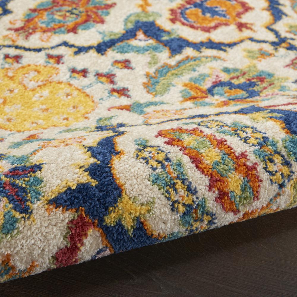 Bohemian Round Area Rug, 8' x Round. Picture 8