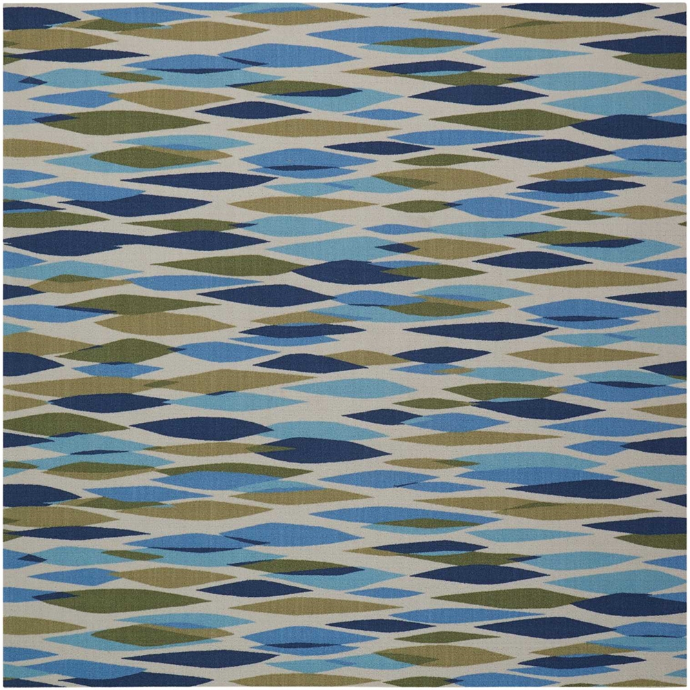 Sun N Shade Area Rug, Seaglass, 7'9" x SQUARE. Picture 1