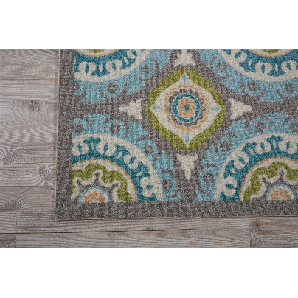 Sun N Shade Area Rug, Jade, 7'9" x SQUARE. Picture 2