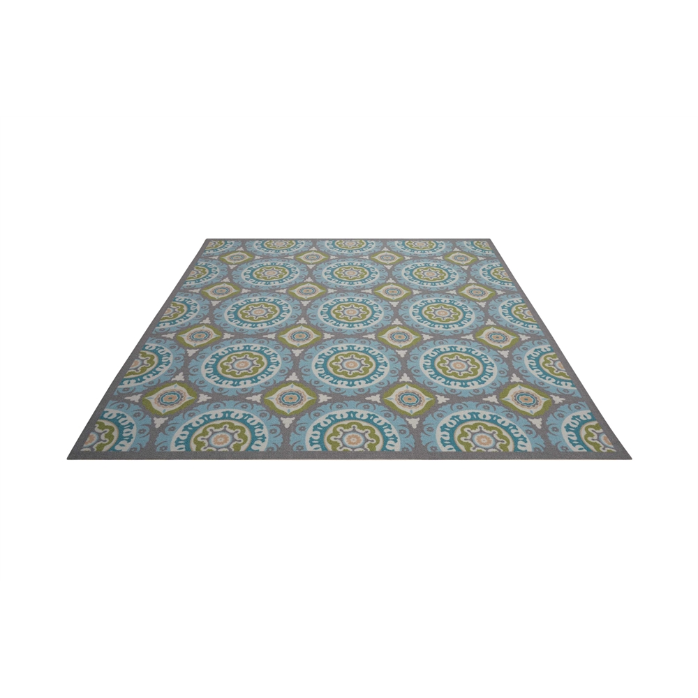 Sun N Shade Area Rug, Jade, 7'9" x SQUARE. Picture 5