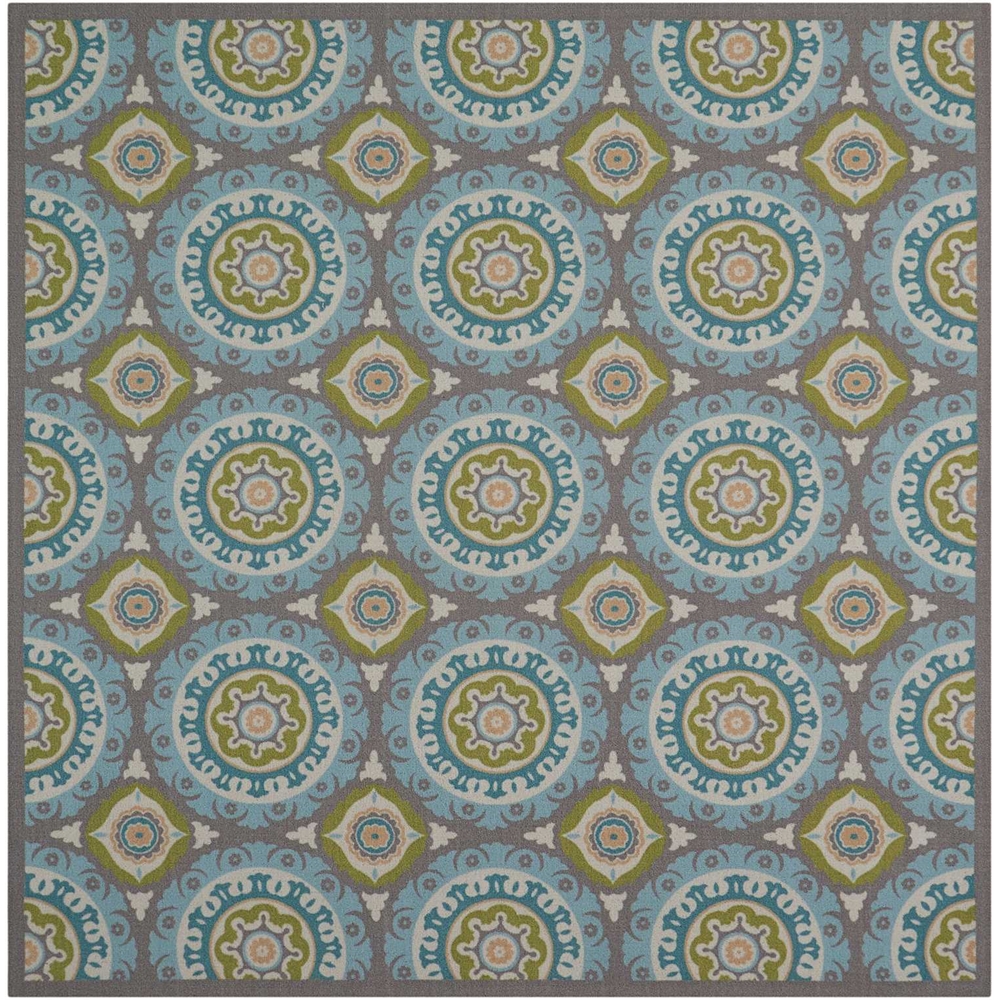Sun N Shade Area Rug, Jade, 7'9" x SQUARE. Picture 1