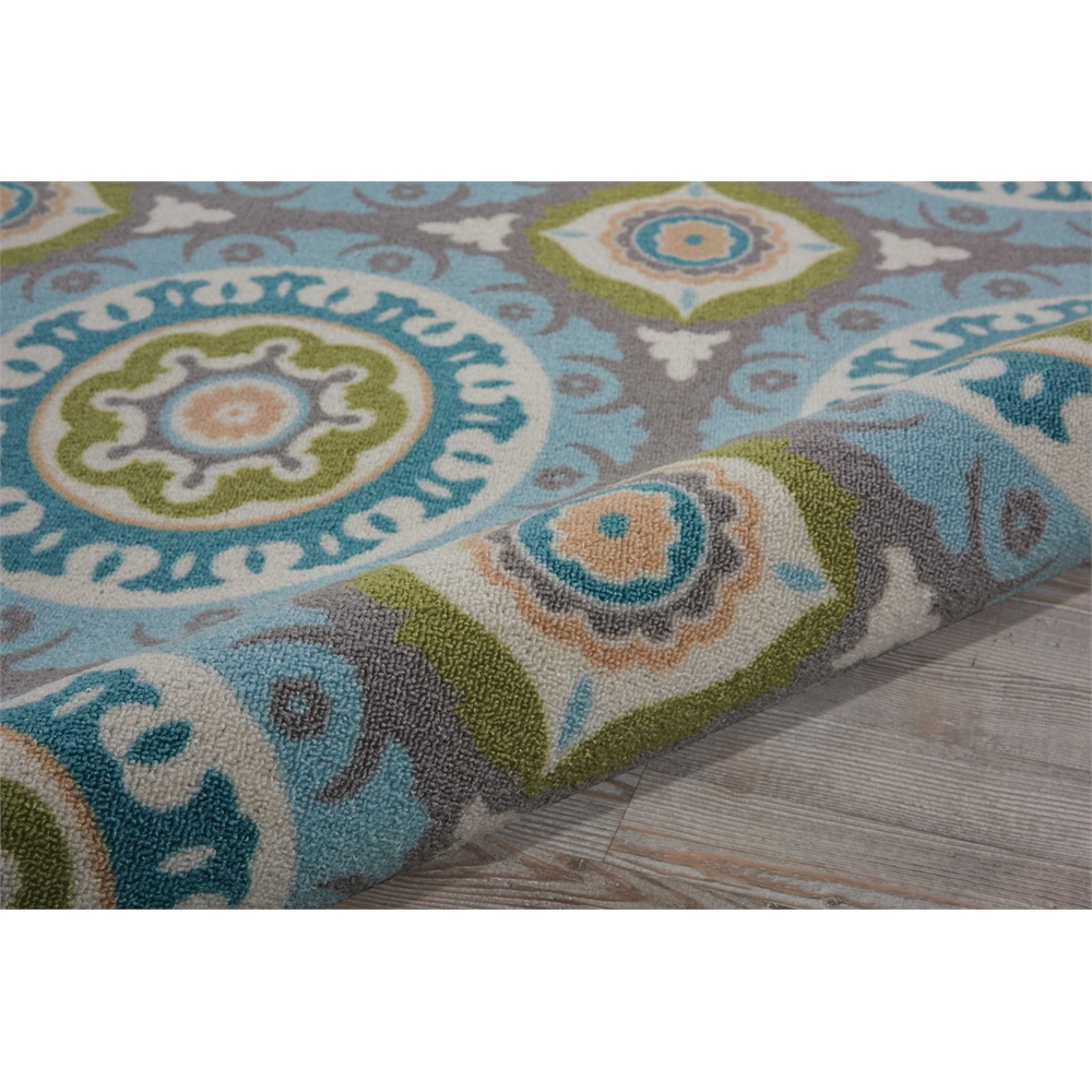 Sun N Shade Area Rug, Jade, 7'9" x SQUARE. Picture 7