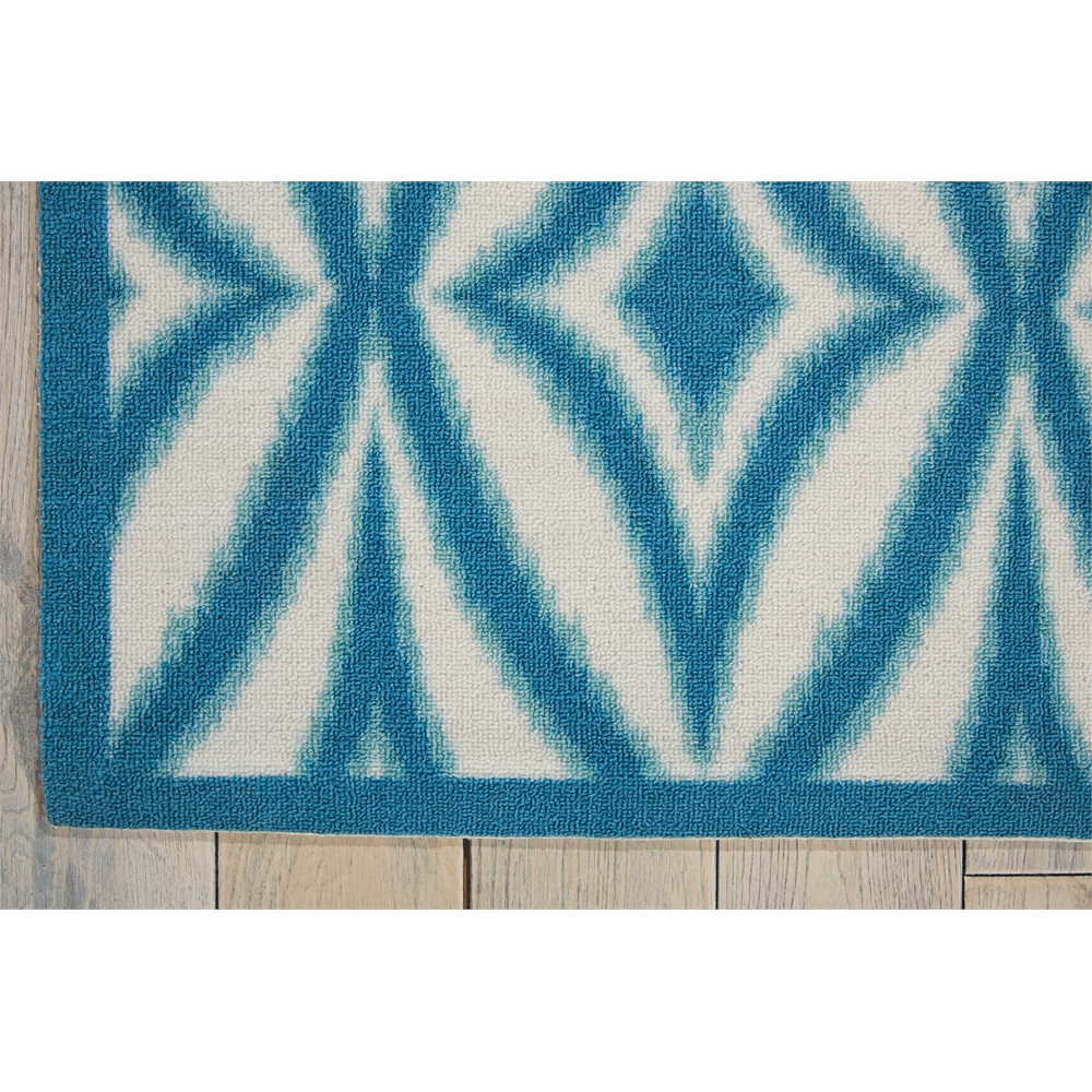 Sun N Shade Area Rug, Azure, 5'3" x 7'5". Picture 2