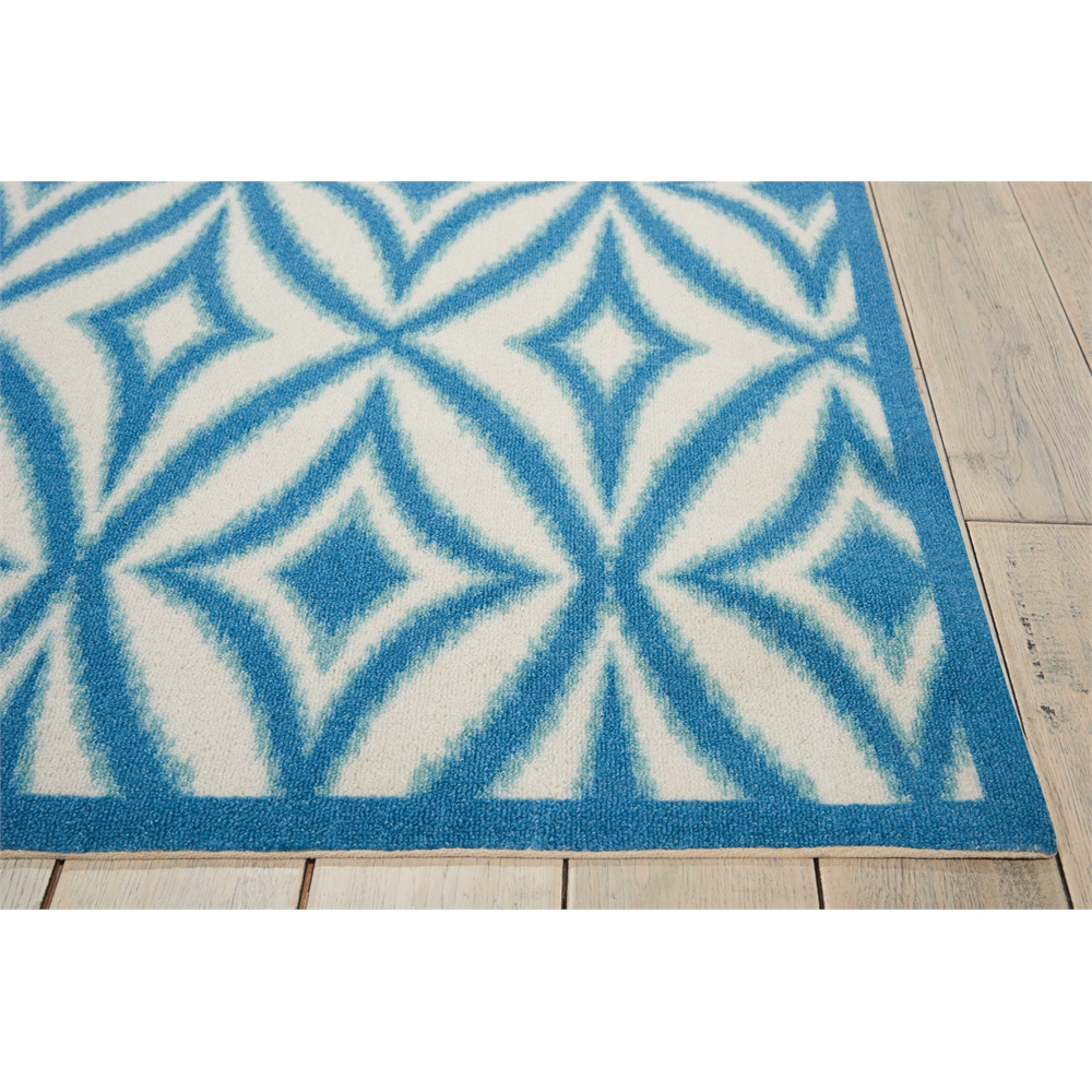 Sun N Shade Area Rug, Azure, 7'9" x 10'10". Picture 3