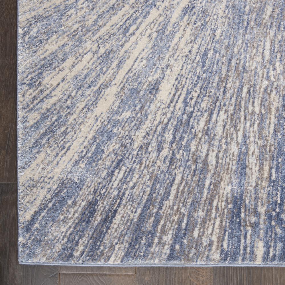 Sleek Textures Area Rug, Blue/Grey, 2'2" x 7'6". Picture 4