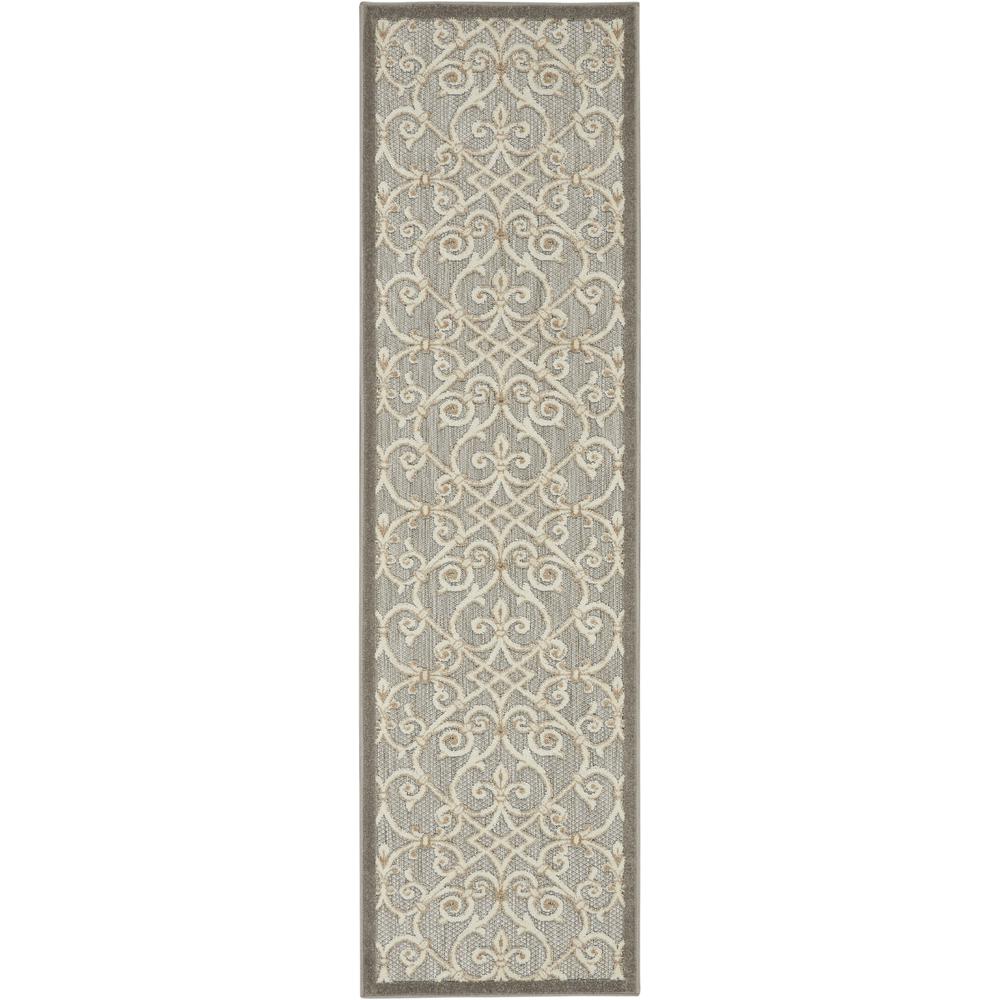 ALH21 Aloha Natural Area Rug- 2' x 6'. Picture 1