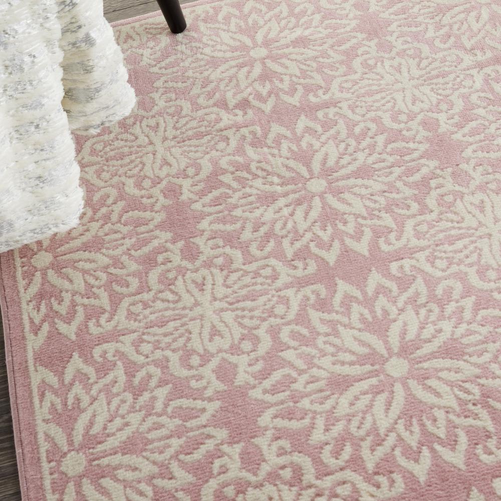 Nourison Jubilant Area Rug, 3' x 5', Ivory/Pink. Picture 8