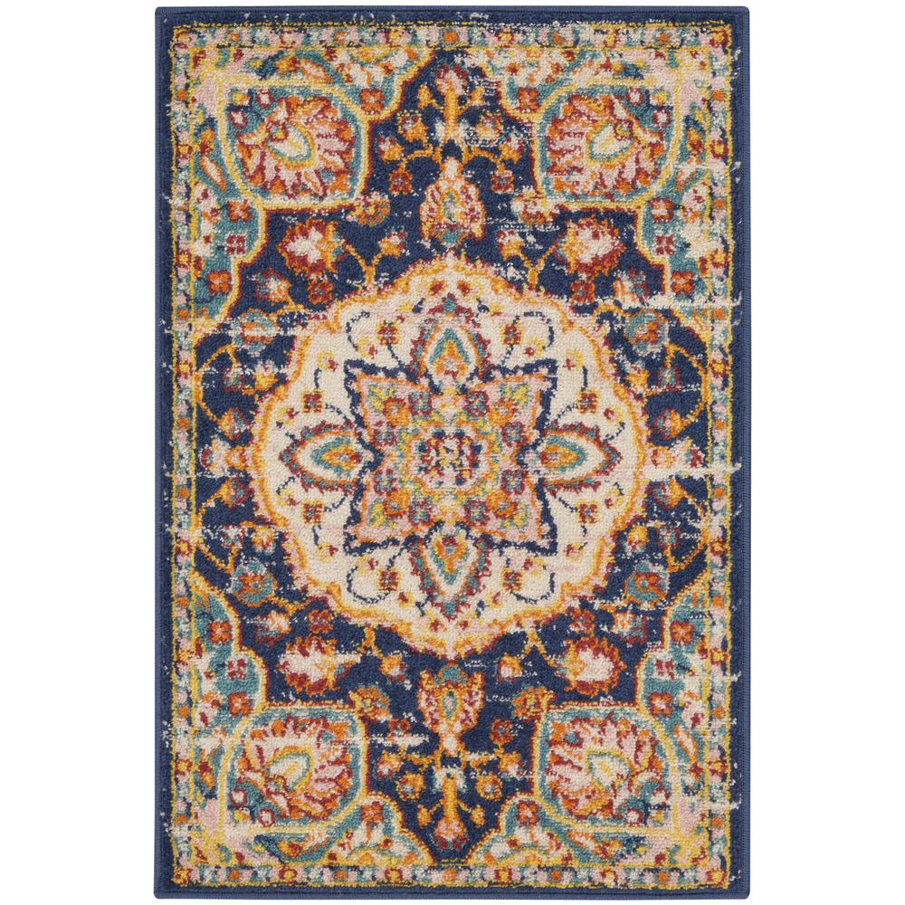 Transitional Rectangle Area Rug, 2' x 3'. Picture 1