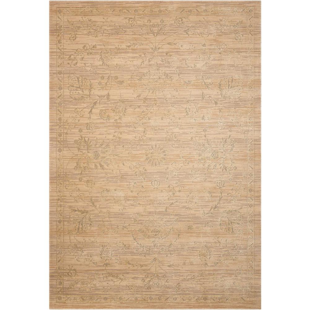 Silk Elements Area Rug, Sand, 5'6" x 8'. Picture 1