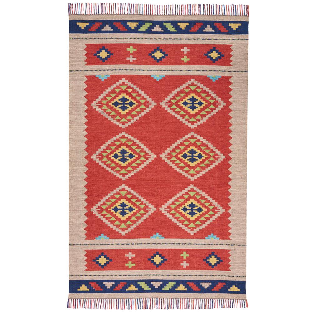 Southwestern Rectangle Area Rug, 5' x 7'. Picture 1