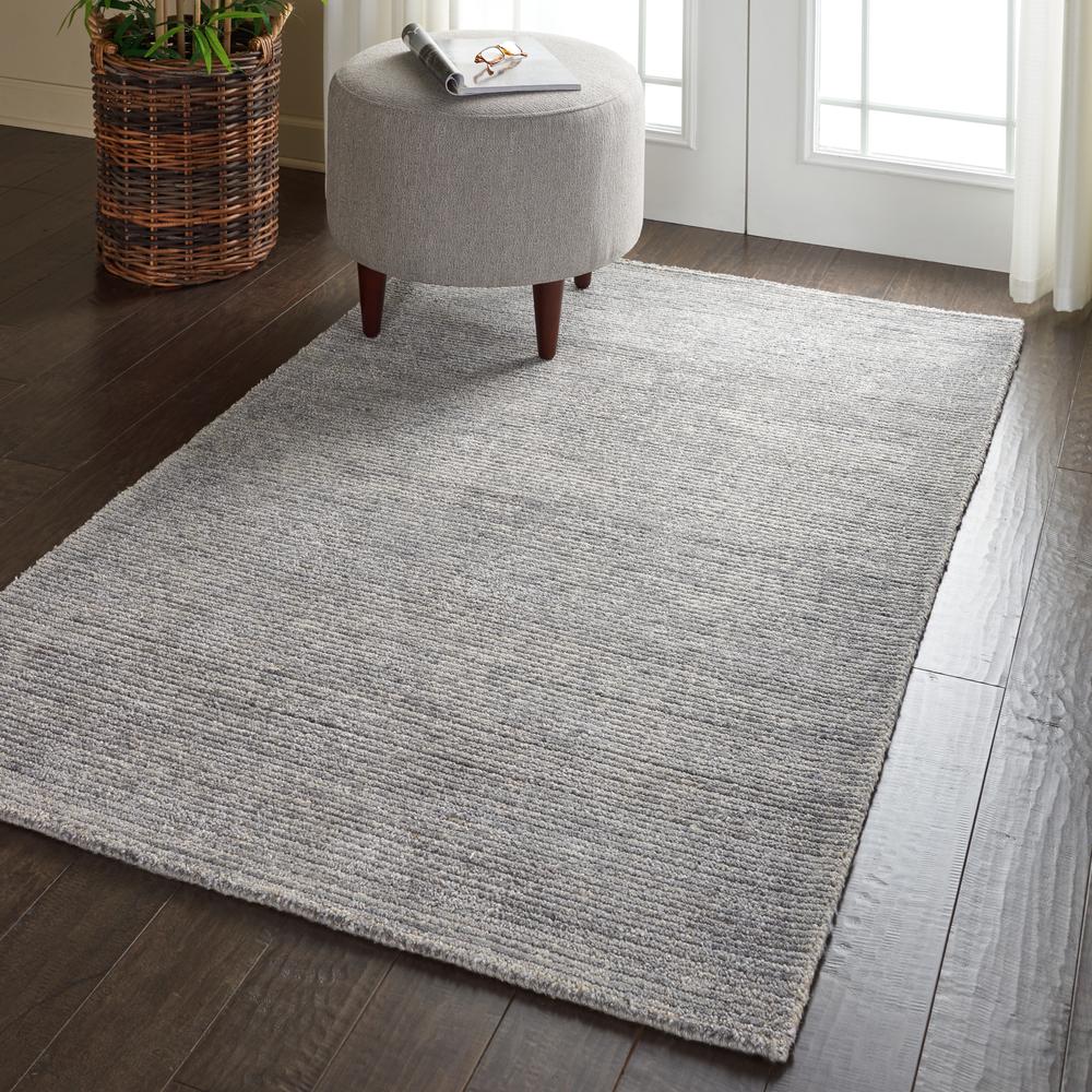 Rectangle Modern Handmade Area Rug. Picture 9