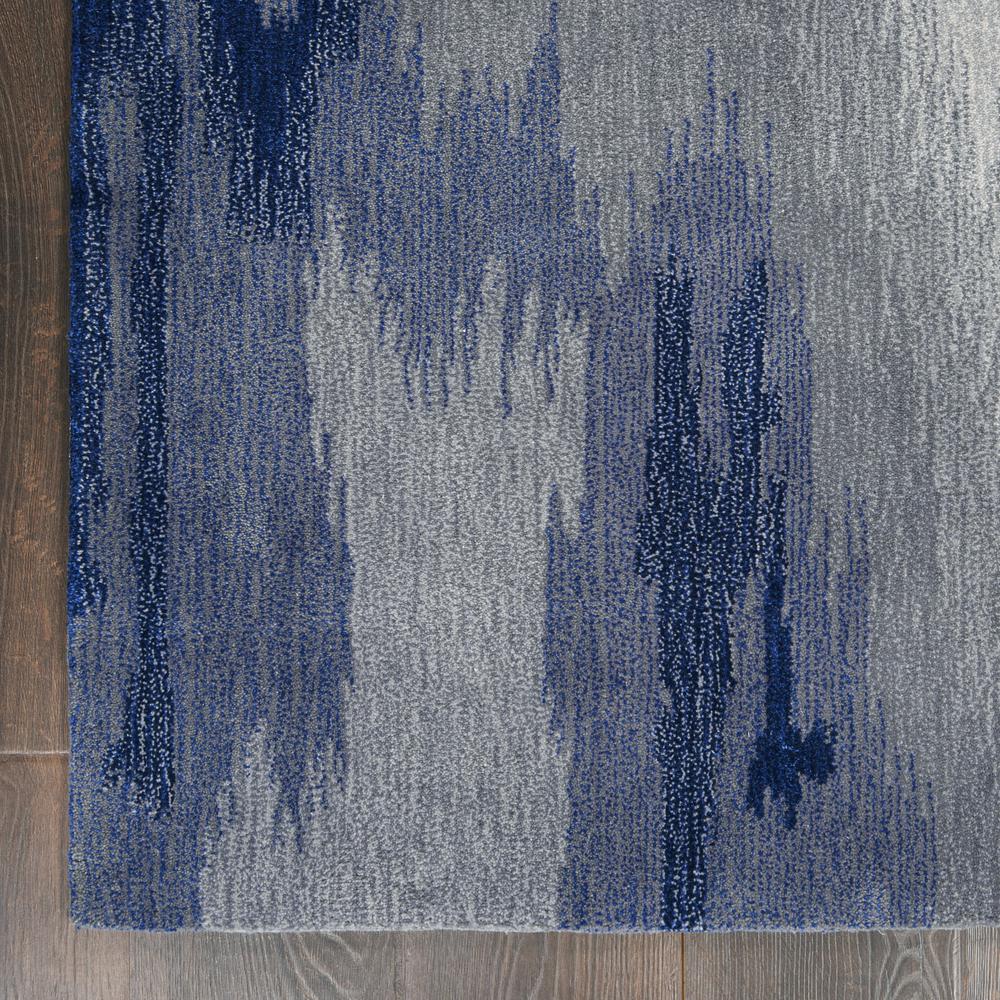 Symmetry Area Rug, Grey/Blue, 7'9" x 9'9". Picture 4