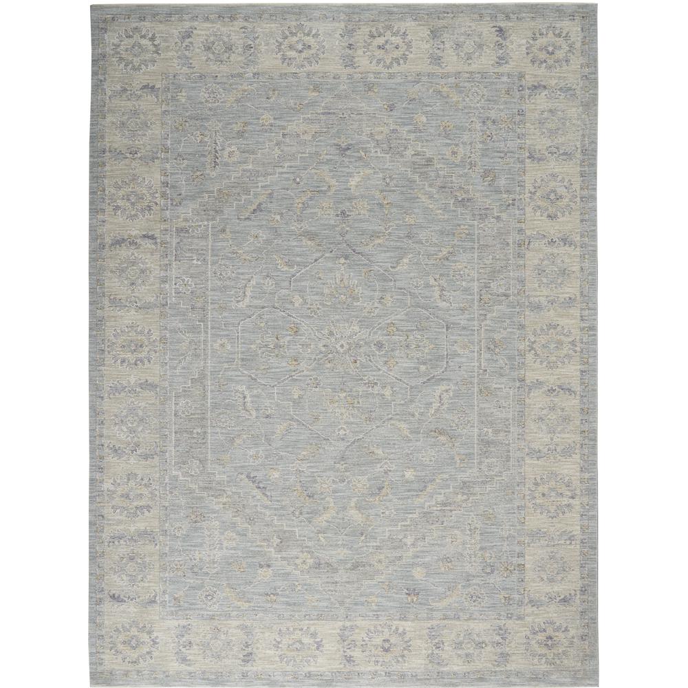 ASR02 Asher Blue Area Rug- 9'3" x 12'7". Picture 1