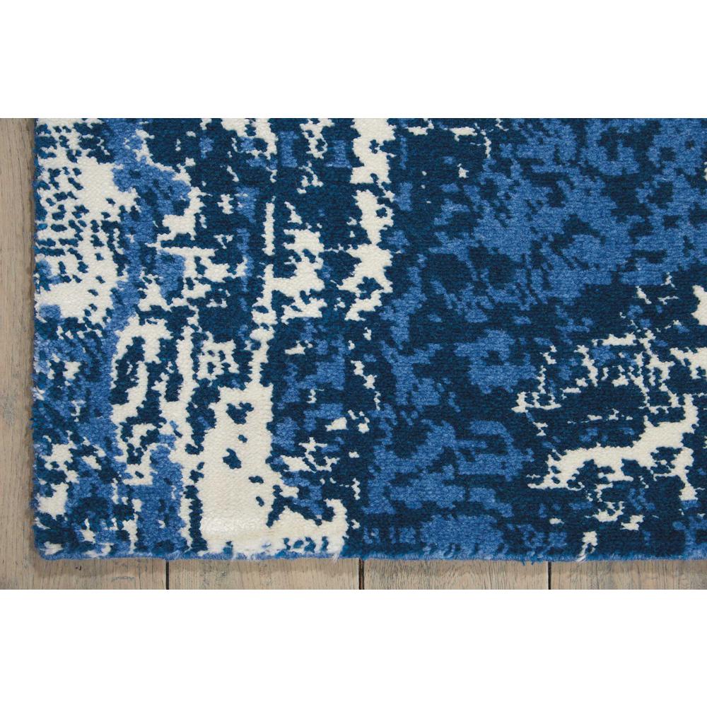 Twilight Area Rug, Blue/Ivory, 5'6" x 8'. Picture 2